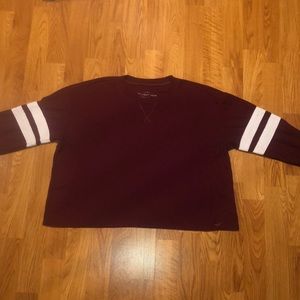 Hollister cropped sweater.
